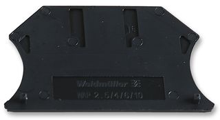 1050010000 - End Plate, WAP 2.5-10, Black