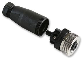 9904361405 - Socket, Free, M12, 5 Way, Locking Ring