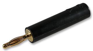 24.0115-4 - 2mm Plug to 4mm Socket Test Lead Adaptor in Black
