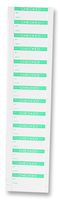 7827289 - Checked Labels 16 x 38mm Nylon Cloth 350 Pack Green
