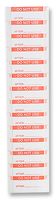 7827294 - Do Not Use After Labels 16 x 38mm Nylon Cloth 350 Pack Red