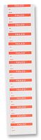 7827298 - Failed Labels 16 x 38mm Nylon Cloth 350 Pack Red