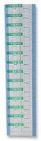 7827348 - Tested Labels 16 x 38mm Metalised Polyester 350 Pack Green