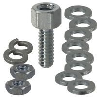 3341-1S - Connector Accessory, Jack Socket Screw Kit, D Sub & D-Ribbon Connectors, 4-40, 3.3 mm, 7.9 mm