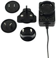 MP013521 - AC/DC Interchangeable Power Supply with USB, 5.1V DC, 2.5A, 13W, Micro USB-A Lead