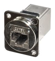 SGACK902SDPM - Shielded Cat6a Through Socket to Socket, Coupler, 8P8C Female to Female, Right Angle