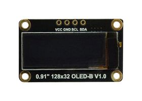 DFR0648 - Fermion: Monochrome 0.91” I2C OLED Display Breakout, OLED B