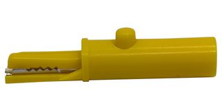 BU-27.259.3 - Fully Insulated Crocodile Clip, 30V AC, 60V DC, 19A, Yellow