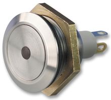 76-5910R - LED Vandal Resistant Switch, SPST-NO-DB, Momentary, 50V DC, 100mA, Red