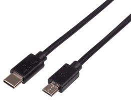 MEFUSBB30CV1 - Official micro:bit USB-C to Micro USB Cable, 0.3m Black