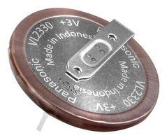 VL-2330/HFN - 3V VL2330 Rechargeable Vanadium Lithium Button Cell Battery, Horizontal PCB Mount