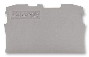 2002-1291 - 2 Conductor End and Intermediate Plate, Grey