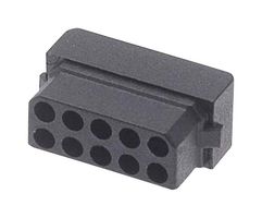 M80-1031098S - Rectangular Connector, Datamate L-Tek M80-103, 10 Contacts, Socket, 2 mm, Crimp, 2 Row