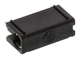 973582100 - PCB Mount 4mm Test Plug Sockets, 16A, Black, 5 Pack