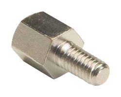 R30-3000602 - Brass Threaded Hex Standoff / Spacer, Male to Female, M3 x 6mm + 6mm Stud