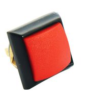 59-212 - Switch, Push, SPNO, Momentary, Metal Square, Red