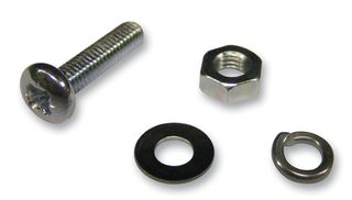 MK3311-PK100 - M3 Screw, Nut and Washer Fixing Kit For T0220, TO126 and SOT93 Packages, Pack 100