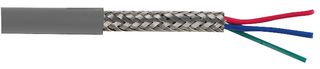 PPB0116 - 7-2-6C 6-Core Screened Cable, 0.2mm, 100m, Grey
