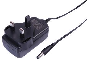 PTD-15005B - 15V, 500mA, 7.5W, Plug In Power Supply, 2.1mm Plug