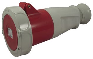 369 - 63A, 415V, Cable Mount CEE Socket, 3P+N+E, Red, IP67