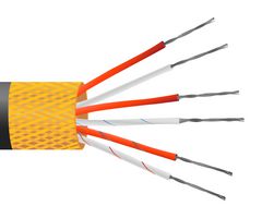 WC-006/25M - RTD Screened 4 Core Thermocouple Extension Cable, PVC Insulated, Pt100, 7/0.2 mm, 25m