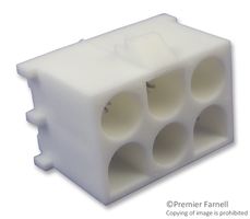 350711-1 - Pin Header, PCB, Mate-N-Lok, 6 Way