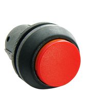 76-9711/439088R - Pushbutton Switch, IP67, Momentary, Red