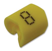 7221408 - G-Type Cable Marker, 8, Black/Yellow, G6/10, Pack of 250