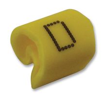 7211413 - G-Type Cable Marker, D, Black/Yellow, G4/10, Pack of 500