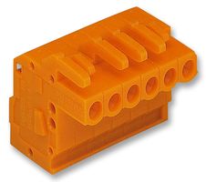 231-304/026-000 - 4 Pole Pluggable Female Connector Socket, Cage Clamp, 2.5mm2, 5.08mm Pitch
