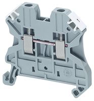 3044076 - DIN Rail Mount Terminal Block, 2 Ways, 26 AWG, 12 AWG, 4 mm², Screw, 24 A