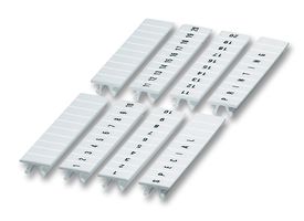 ZB 5,LGS:FORTL.ZAHLEN 1-10 - Terminal Block Marker, Zack Marker Strip, Phoenix Contact Modular Terminal Blocks, 1-10, 5.2 mm