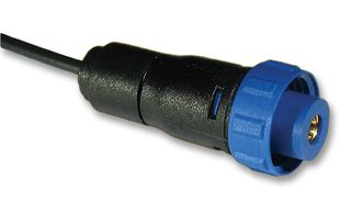 PX0416/3M00 - SMB Panel Mount Connector to Bare Ends RG174 Lead, 50 Ohm, 3m