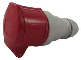 310 - 16A, 415V, Cable Mount CEE Socket, 3P+N+E, Red, IP44