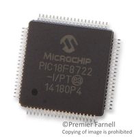 PIC18F8722-I/PT - 8Bit Flash MCU, SMD, TQFP80