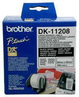 DK11208 - Large Address Labels 38 x 90mm 400 per Roll