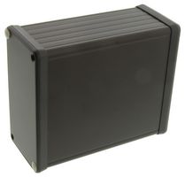 1455N1201BK - IP54 1455 Series Black Extruded Aluminium Instrument Enclosure - 120x103x53mm