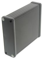 1455L1202BK - IP54 1455 Series Black Extruded Aluminium Instrument Enclosure - 120x103x30.5mm