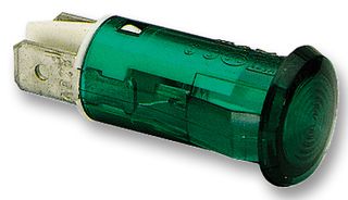 C057900MAC - LED Panel Mount Indicator, 230V AC, 3mA, 14mm, Green