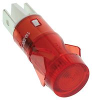 C287000MAA - LED Panel Mount Indicator, 230V AC, 3mA, 12.7mm, Red
