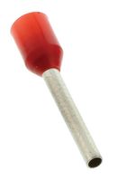 E1012-L-RED - Ferrule, Insulated, 1mm, 100 Pack