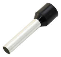 E25-16-BLACK - Ferrule, Insulated, 25mm, 50 Pack
