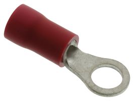 FVWS1.25-M4 (LF) - Crimp Terminal, Ring, 4mm, Red, 100 Pack