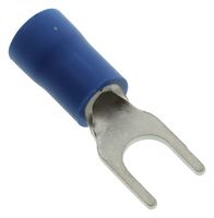 FVWS2-YS4A (LF) - Crimp Terminal, Fork, 4mm, Blue, 100 Pack