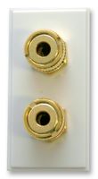 304280 - Twin Loudspeaker Euro Module, White