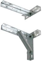 AE4131G - 24" T&K Wall Brackets Galvanised 2 Pack