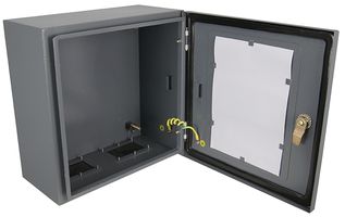 V45-400 - Ultra-Compact Weatherproof Cabinet 400mm(H) x 400mm(W) x 200mm(D) IP65 10kg V45-400