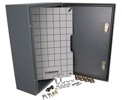 V45-600 - Outdoor Steel Equipment Cabinet, 400x600x200mm, IP65