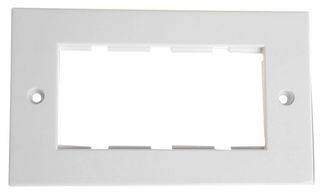 MW504 - 2-Gang 4 Modules Standard Frame White