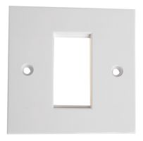 MW501 - 1-Gang 1 Module Standard Frame White